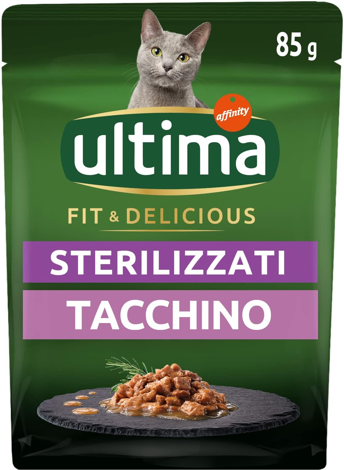 Detalle 2 de Ultima Fit & Delicious cibo umido 24 bustine 🐱