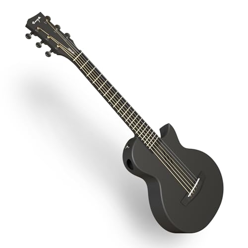 Detalle 2 de Enya Nova Go Mini: Chitarra Acustica da Viaggio in Fibra di Carbonio 32