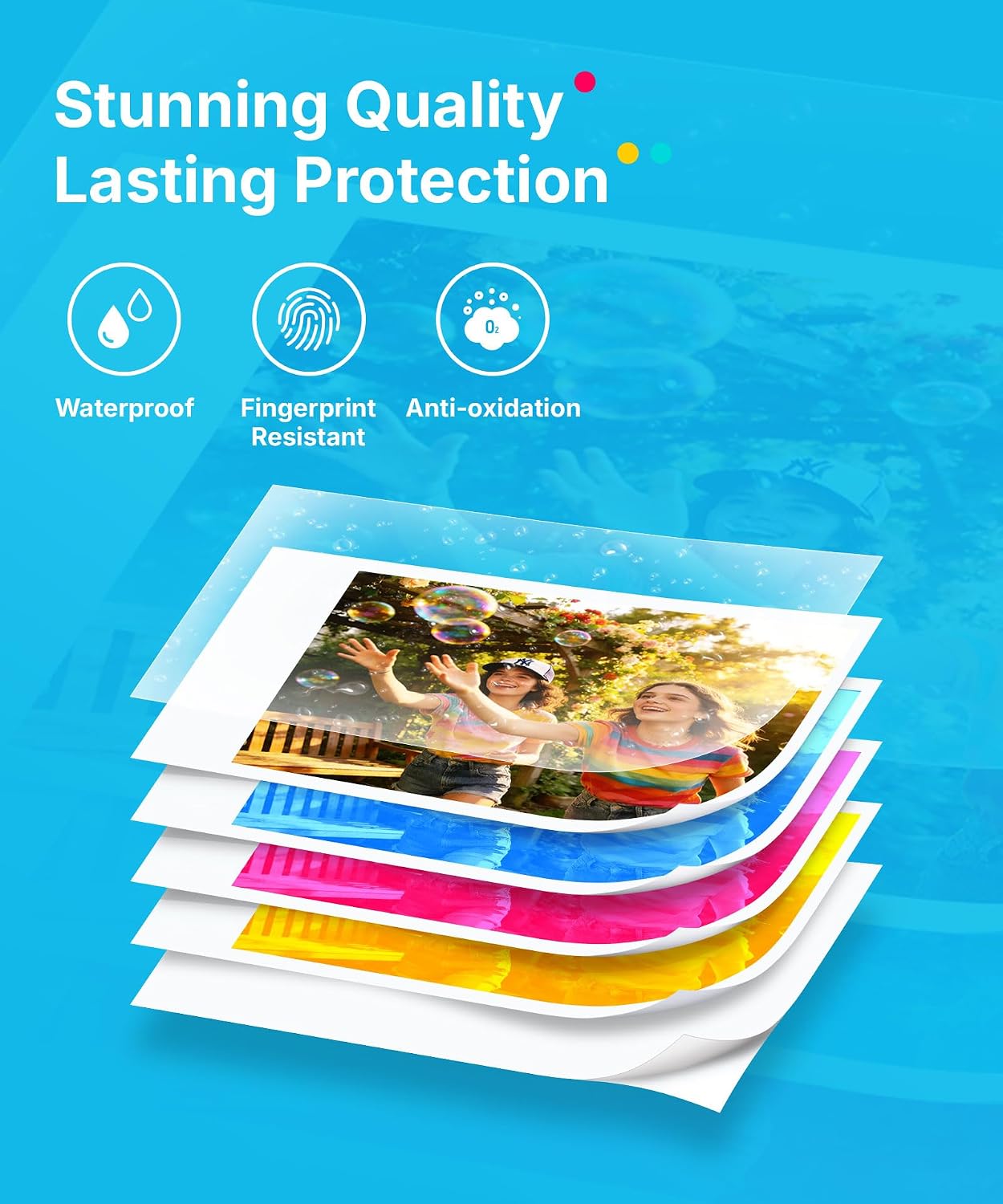 Detalle 2 de Liene Pearl N200 Pro Portable AI Photo Printer (Gold) — 2x3 Sticker Paper with Bluetooth Printing