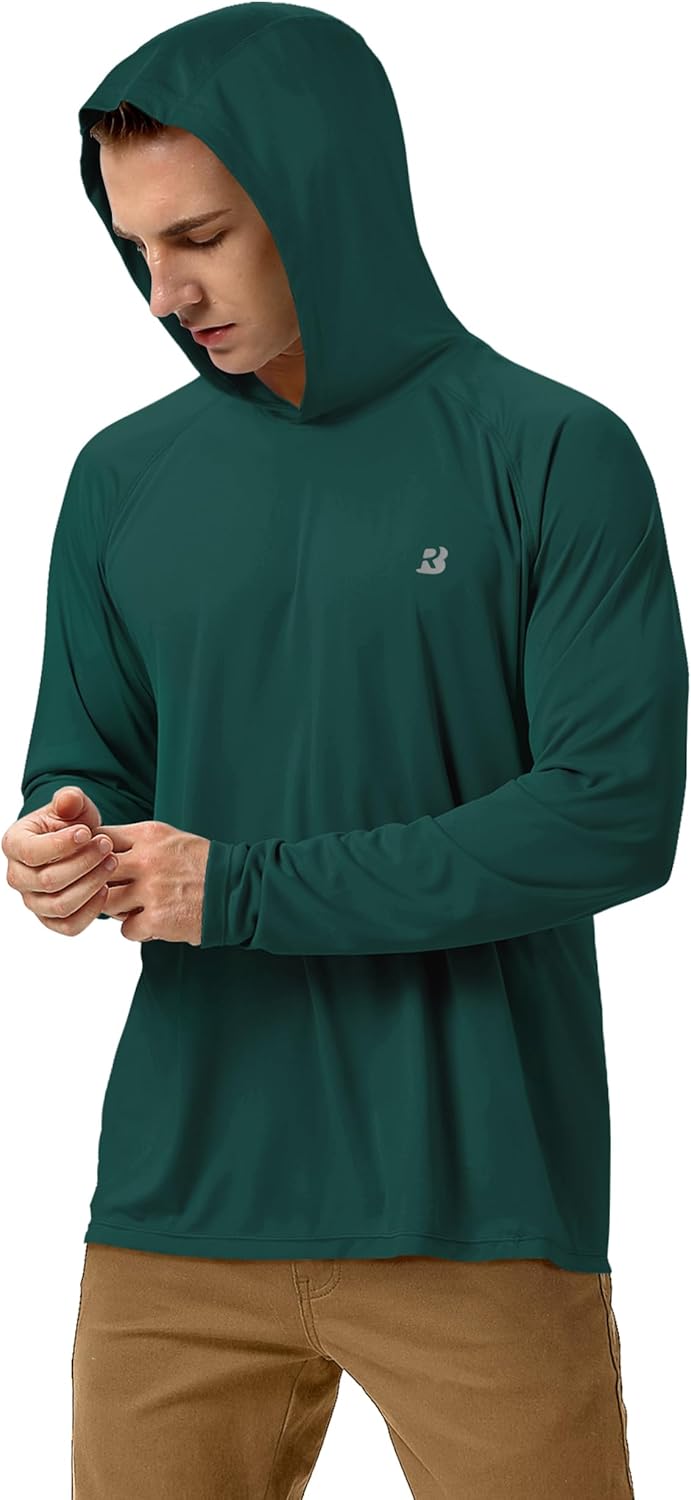 Thumbnail 1 de Roadbox UPF 50+ Long Sleeve Fishing Shirts for Men with Hood, UV Sun Protection Rash Guard