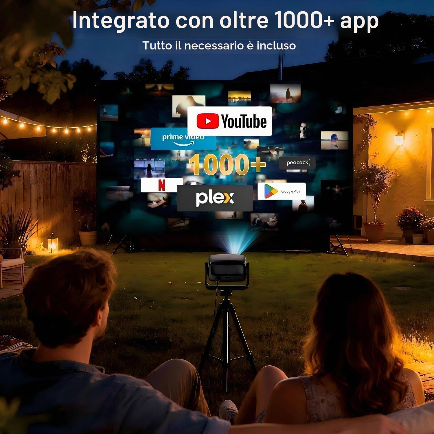 Detalle de Proiettore 4K Smart TV 30000 Lumen: massimo immersive a casa