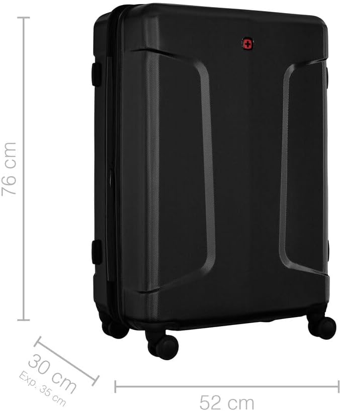 Detalle de WENGER Legacy Large Valigia Rigida con 4 Ruote: espandibile, sicurezza TSA e comfort di viaggio