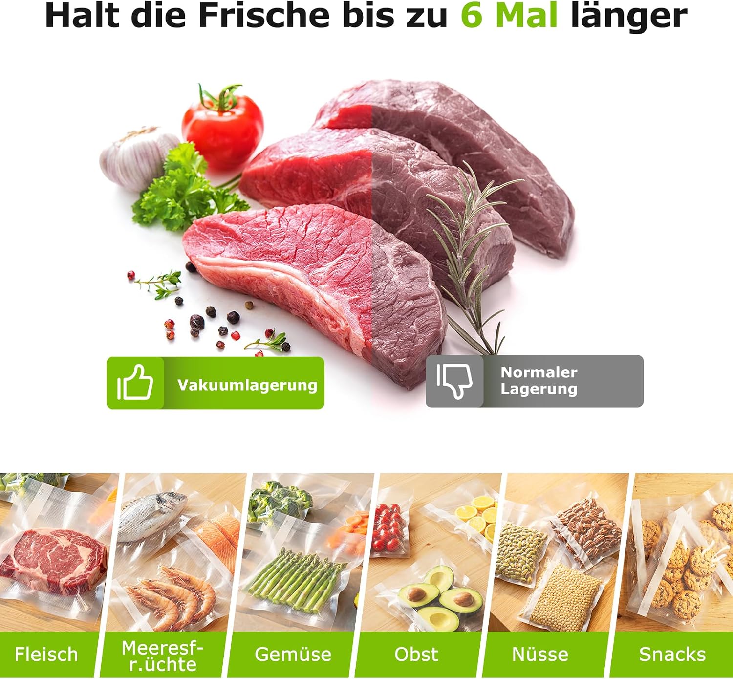 Thumbnail 4 de Bonsenkitchen Vakuumrollen 28×600cm 🍽