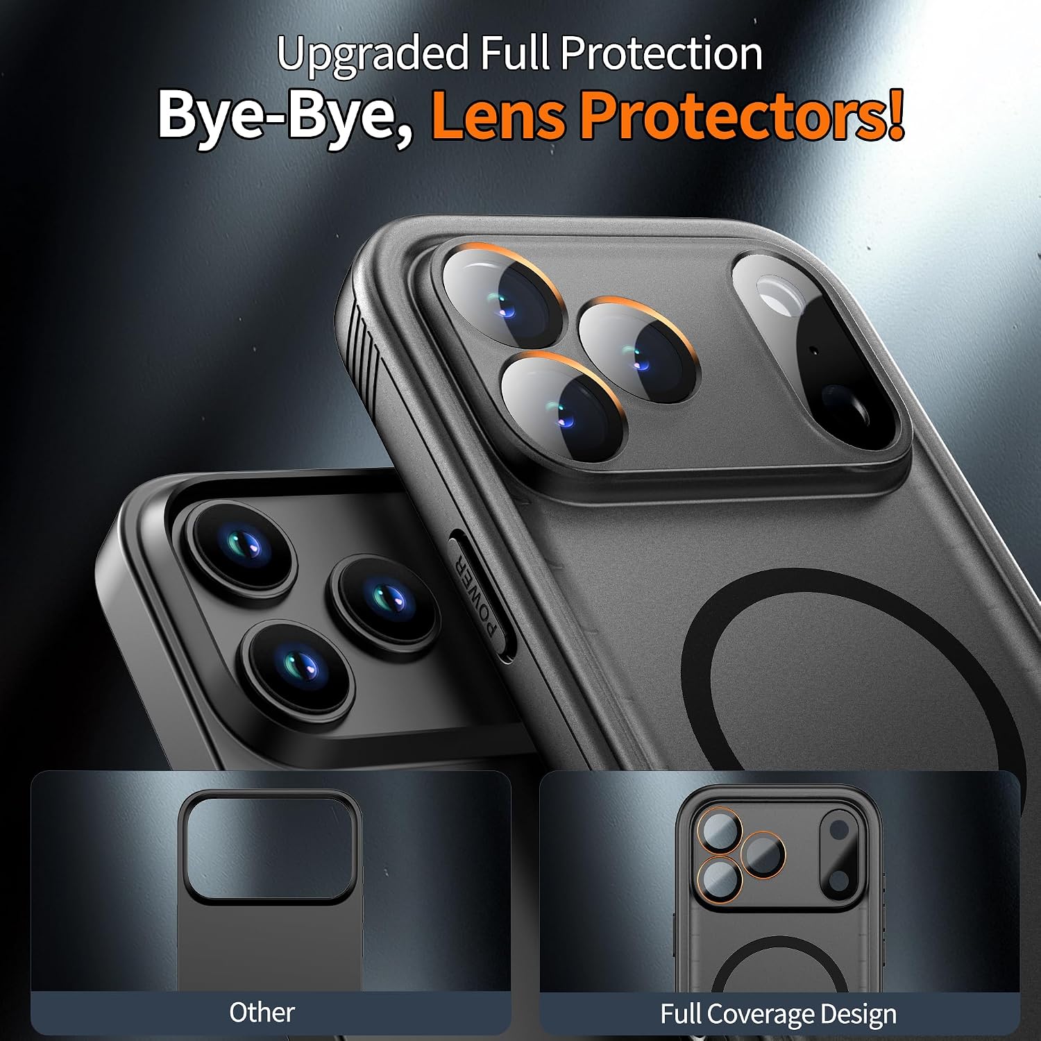 Thumbnail 5 de Cozycase TOP Full Waterproof 360 Military Case for iPhone 17 Pro Max – Black