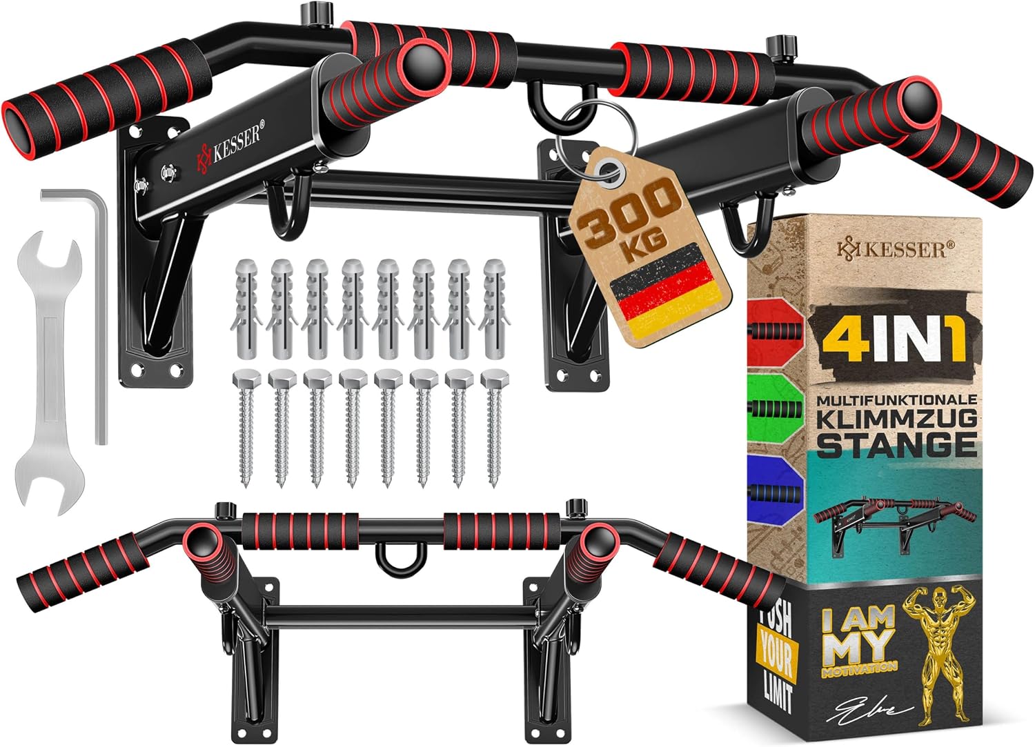 Thumbnail 6 de KESSER 4in1 Klimmzugstange Wandmontage