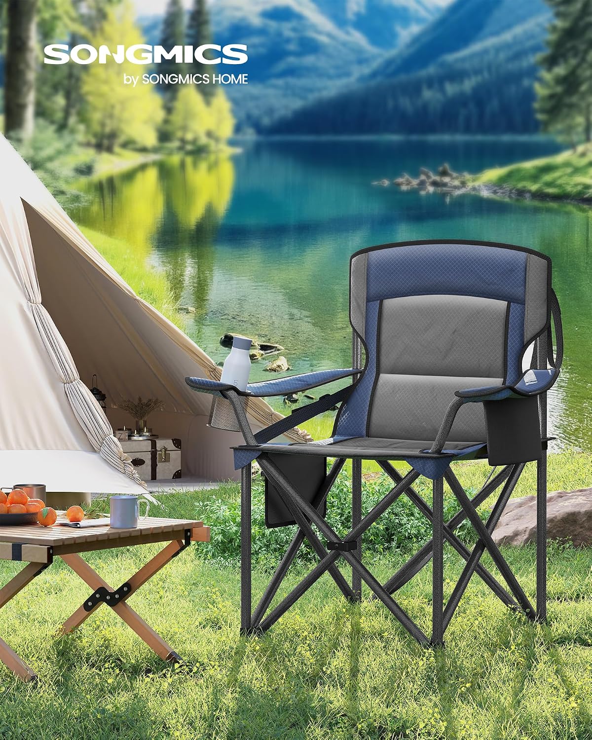 Thumbnail 3 de SONGMICS Chaise Pliante Camping GCB066G01
