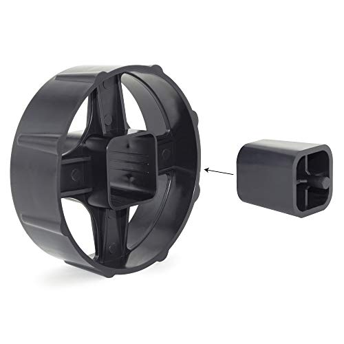 Detalle 2 de Rapesco 1540 Heavy Duty Tape Dispenser 500 with 2 Clear Tape Rolls – Black