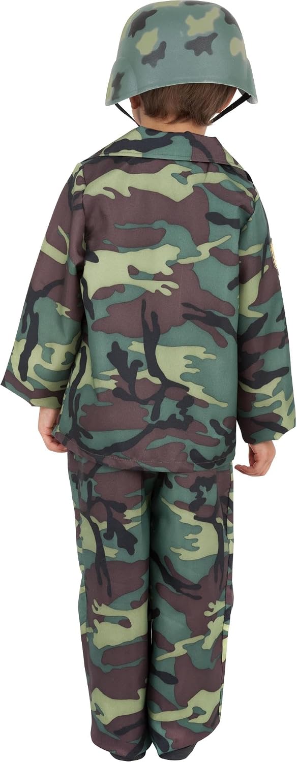 Detalle de SMIFFYS Costume ragazzo soldato 4-6 anni ðŸŽ
