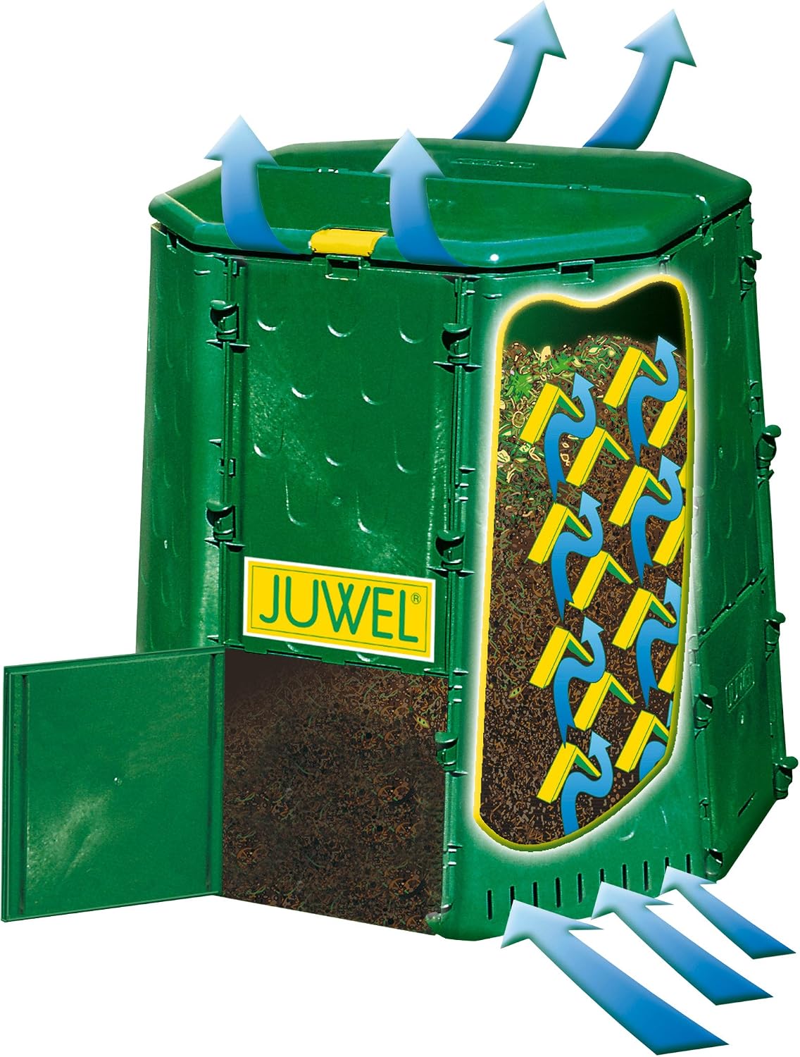 Detalle 2 de Juwel Thermo Aeroquick 890 XXL (20157) – kompostownik 900 l z napowietrzaniem