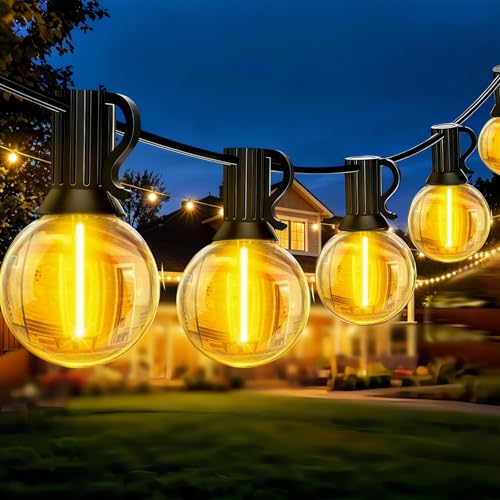 Detalle de Guirnalda Luces Exterior LaPitio 15 m con 25+1 Bombillas G40, Impermeable