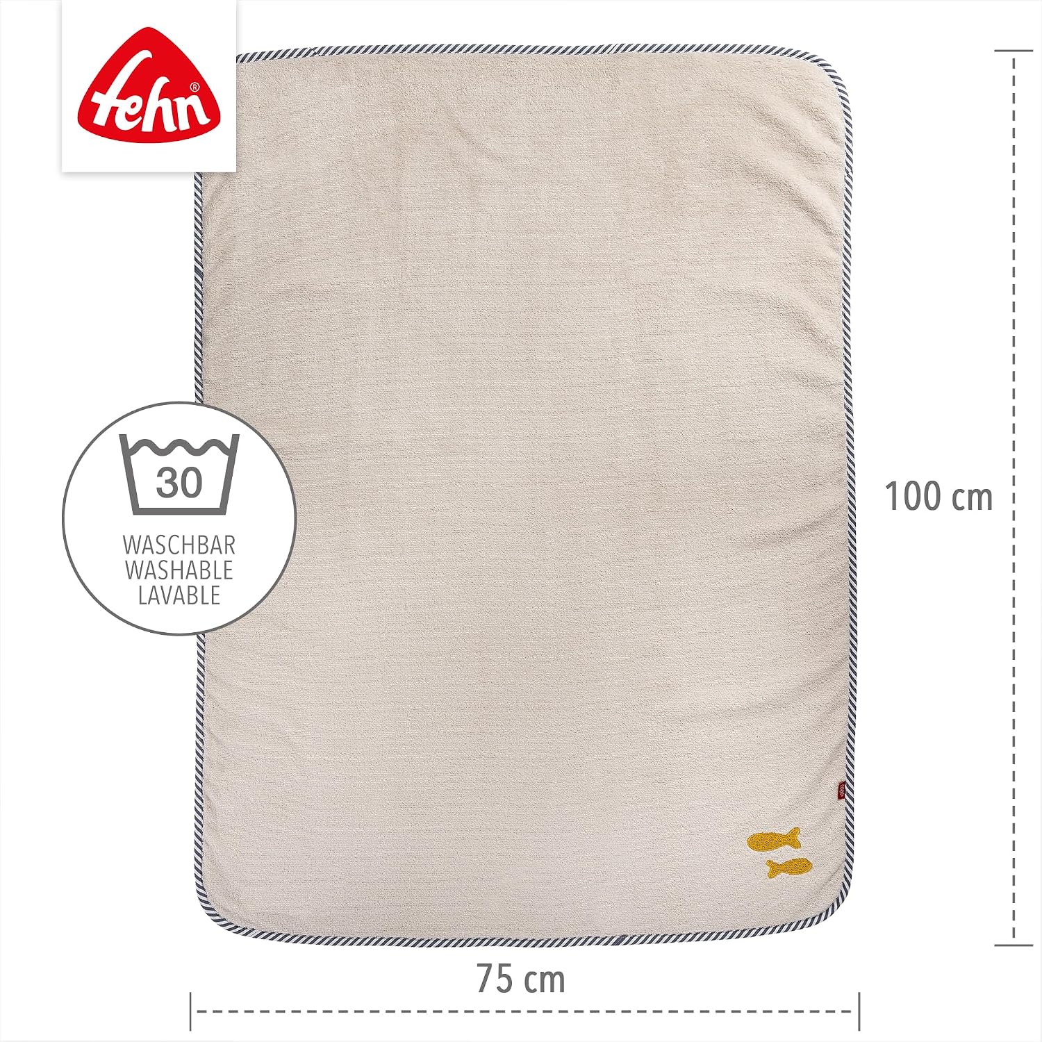 Detalle 2 de Fehn Kuscheldecke Otter 100 x 75 cm