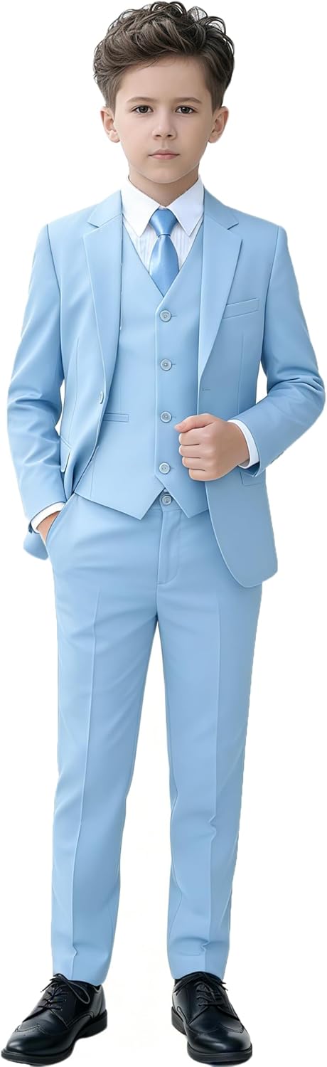 Thumbnail 6 de YuanLu Boys Suit Slim Fit 5-Piece 14