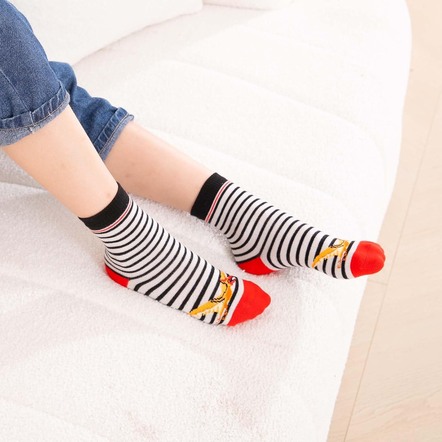 Detalle 1 de PUTUO Calcetines Niño Divertidos 5 pares Algodón