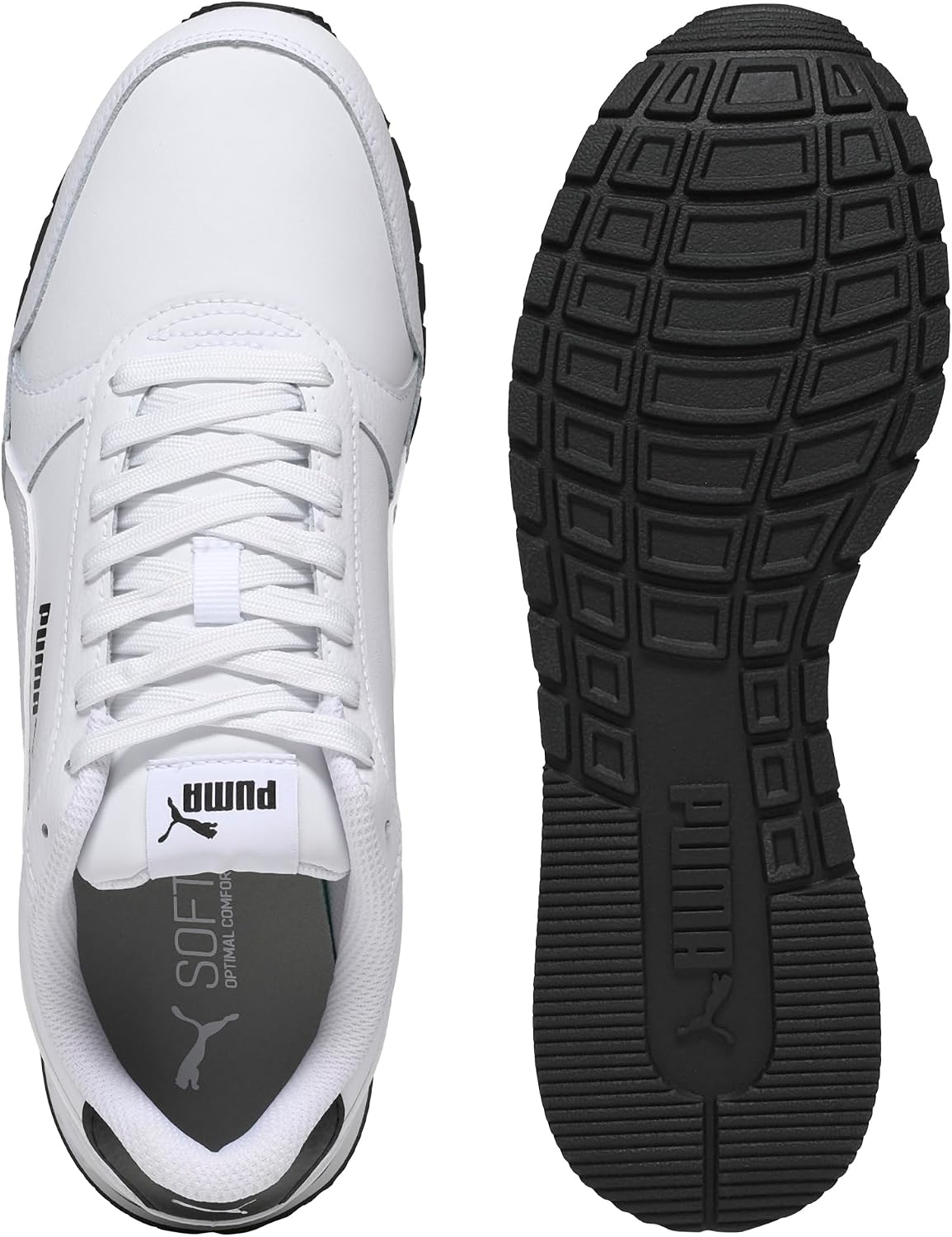Detalle de PUMA St Runner V2 Full L, Baskets Mixte – Blanc, taille 43 EU
