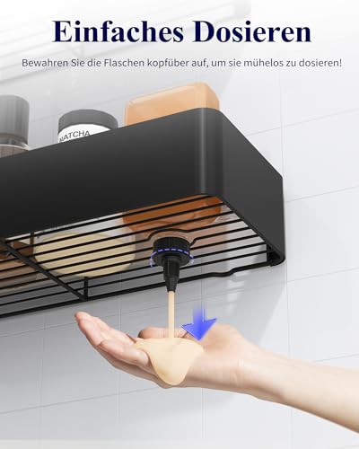 Thumbnail 6 de Kitsure Duschablage ohne Bohren – 2 Stück rostfrei, große Kapazität, schnell trocknend