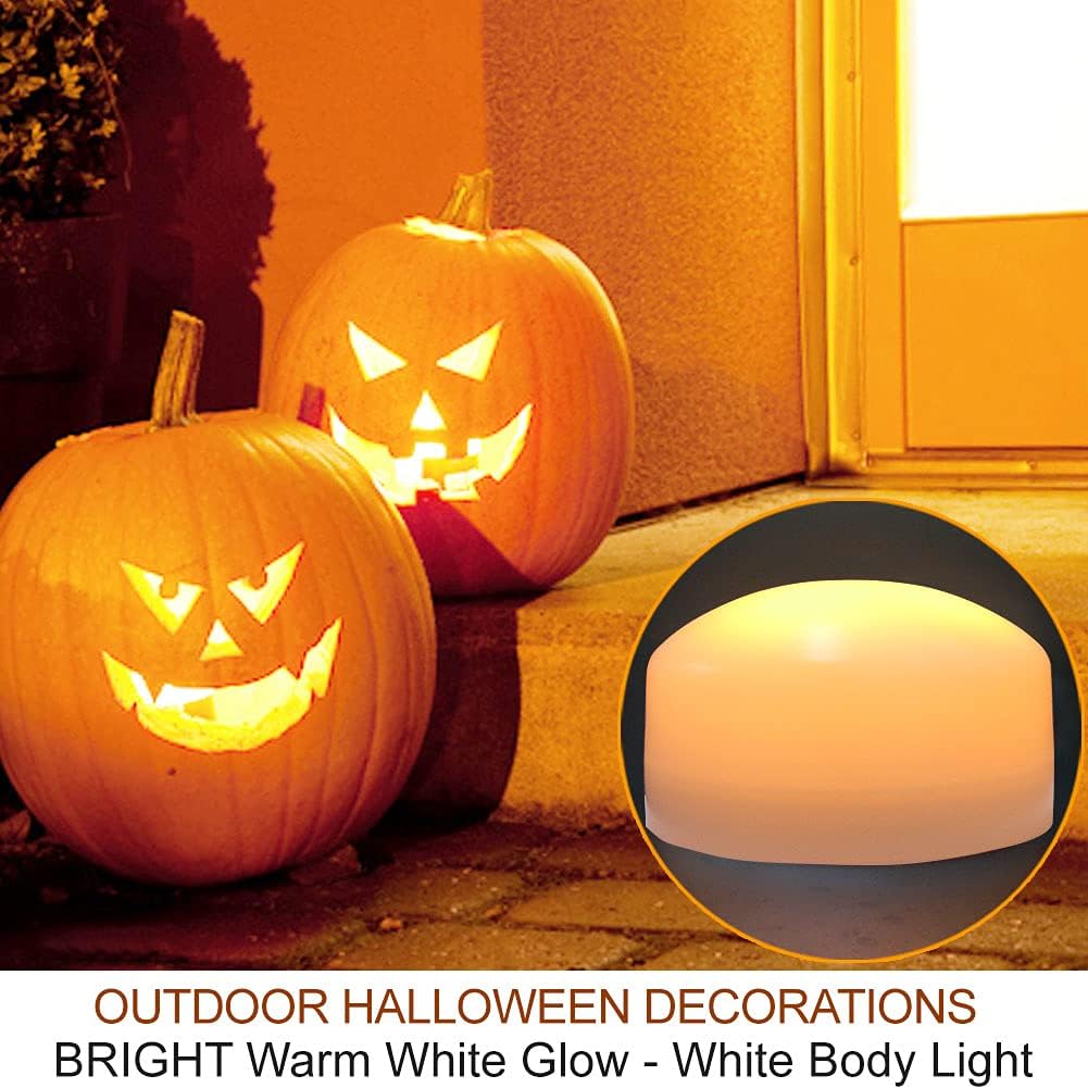 Detalle 2 de HOME MOST 12762 2-Pack Pumpkin Lights with Remote, Timer and Two Modes