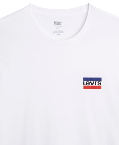 Thumbnail 5 de Levi's 2-Pack Crewneck Graphic Tee Uomo – Bianco (Sportswear White/Dress Blues), M