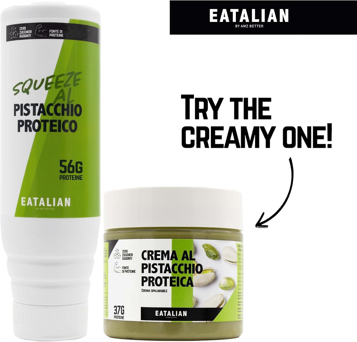 Thumbnail 6 de EATALIAN by AMZ BETTER Topping Pistacho Proteico 🍈 300g