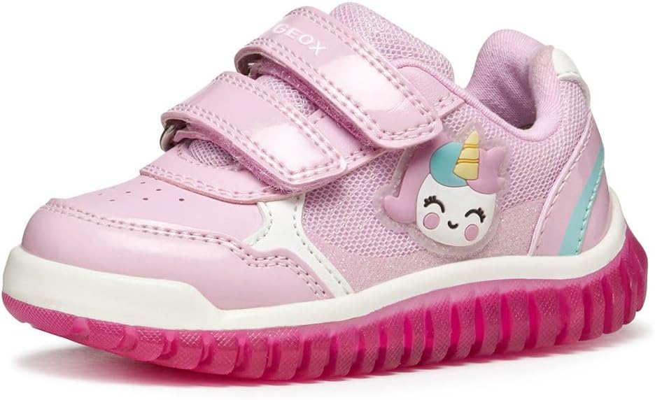 Thumbnail 2 de Geox Baby-Mädchen B Lightyloo Girl Sneaker – Sneaker mit Licht, Klett und herausnehmbarer Innensohle