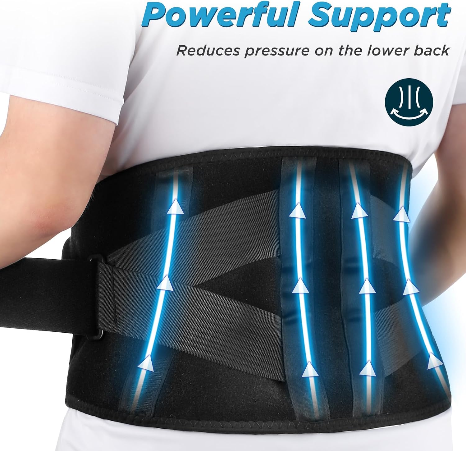 Detalle de EDIFOLLY Cordless Heating Pad with Vibration, 5 Heat Levels and Adjustable Belt