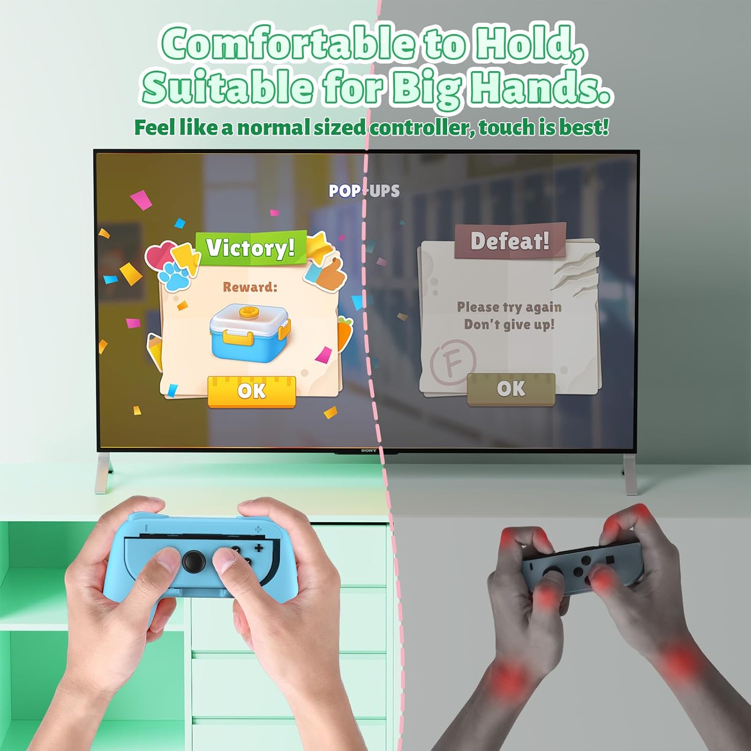 Thumbnail 2 de FASTSNAIL Switch Grips for OLED 2 Pack