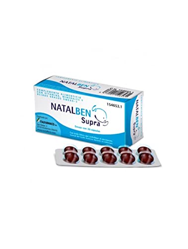 Detalle 2 de Natalben Supra 30 cápsulas suplemento multivitamínico 🩺