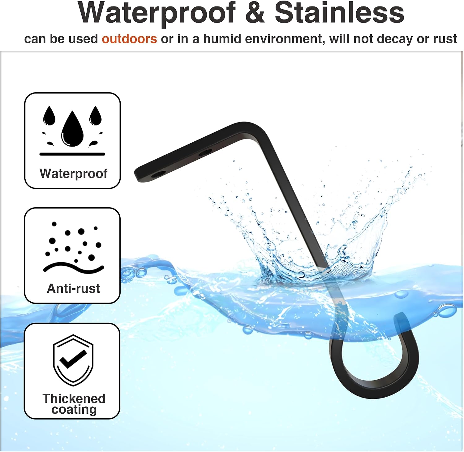 Thumbnail 4 de saffruff 2 Pack 15cm Plant Hooks