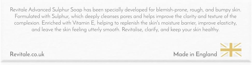 Thumbnail 6 de Revitale Savon Avancé au Soufre – barre nettoyante pour peaux à imperfections, sèches et irrégulières