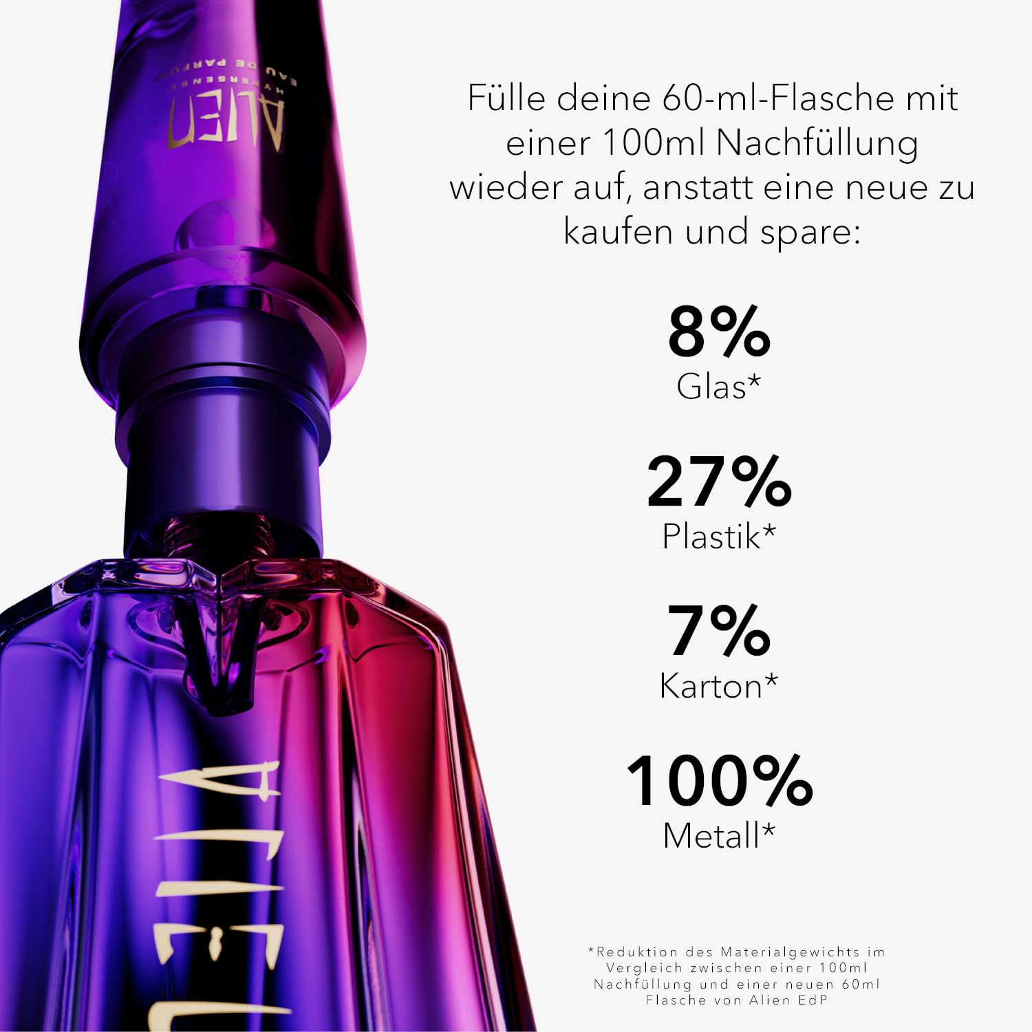 Thumbnail 2 de MUGLER Alien Hypersense Eau de Parfum – Damen, refillbar, fruchtig-holziger Blumenduft