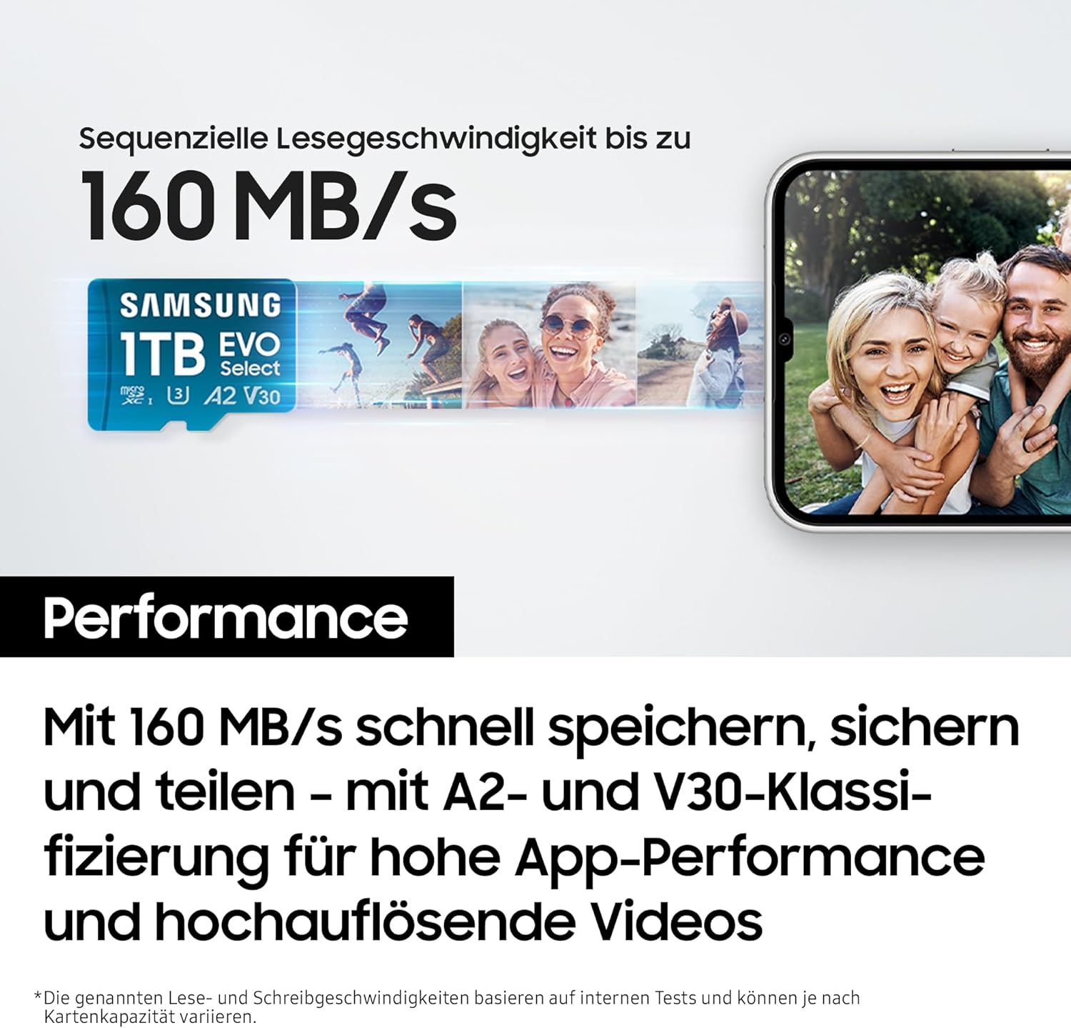 Thumbnail 3 de Samsung EVO Select (2024) microSD-Karte 64 GB inkl. SD-Adapter (MB-ME64SA/EU) – für Smartphone & Tablet