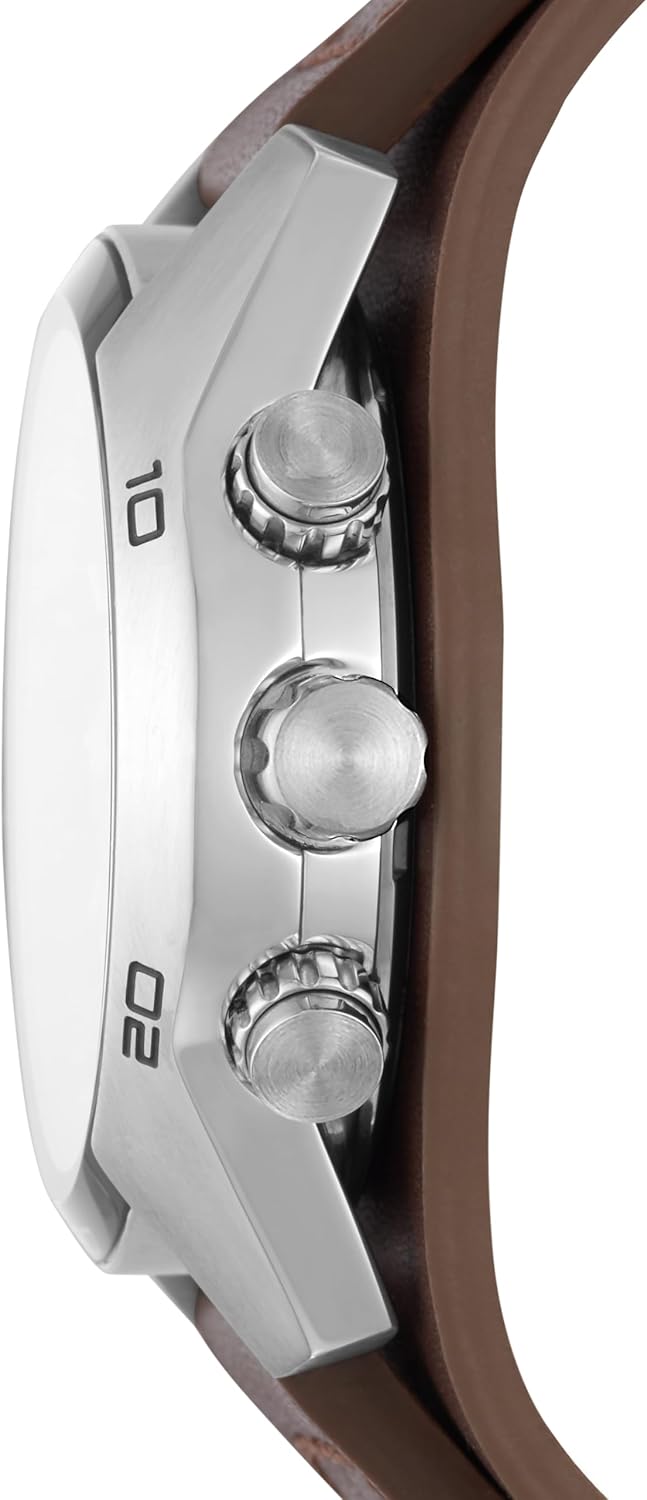 Thumbnail 1 de FOSSIL Montre Coachman pour homme CH2564 — mouvement quartz, chronographe, boîtier acier 45 mm et cuir véritable