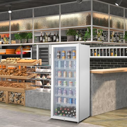 Detalle de METRO Professional GSC4240: Frigorífico para bebidas con puerta de cristal, 237 L, 4–18 °C