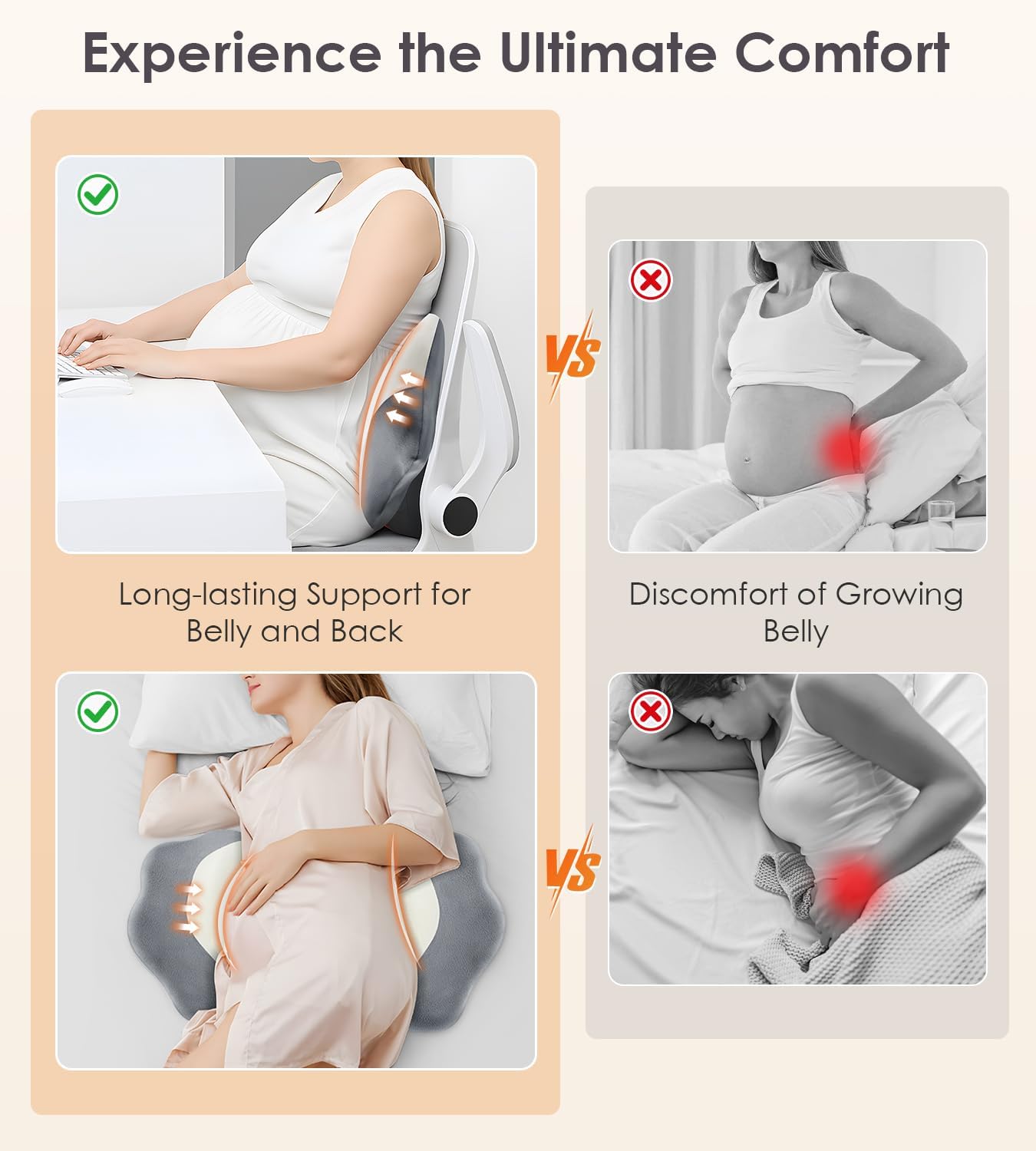 Thumbnail 2 de DONAMA Pregnancy Pillow with Memory Foam