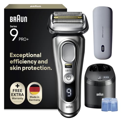 Detalle de Braun Series 9 9477cc Elektrorasierer mit ProLift Trimmer, 4+1 Scherkopf