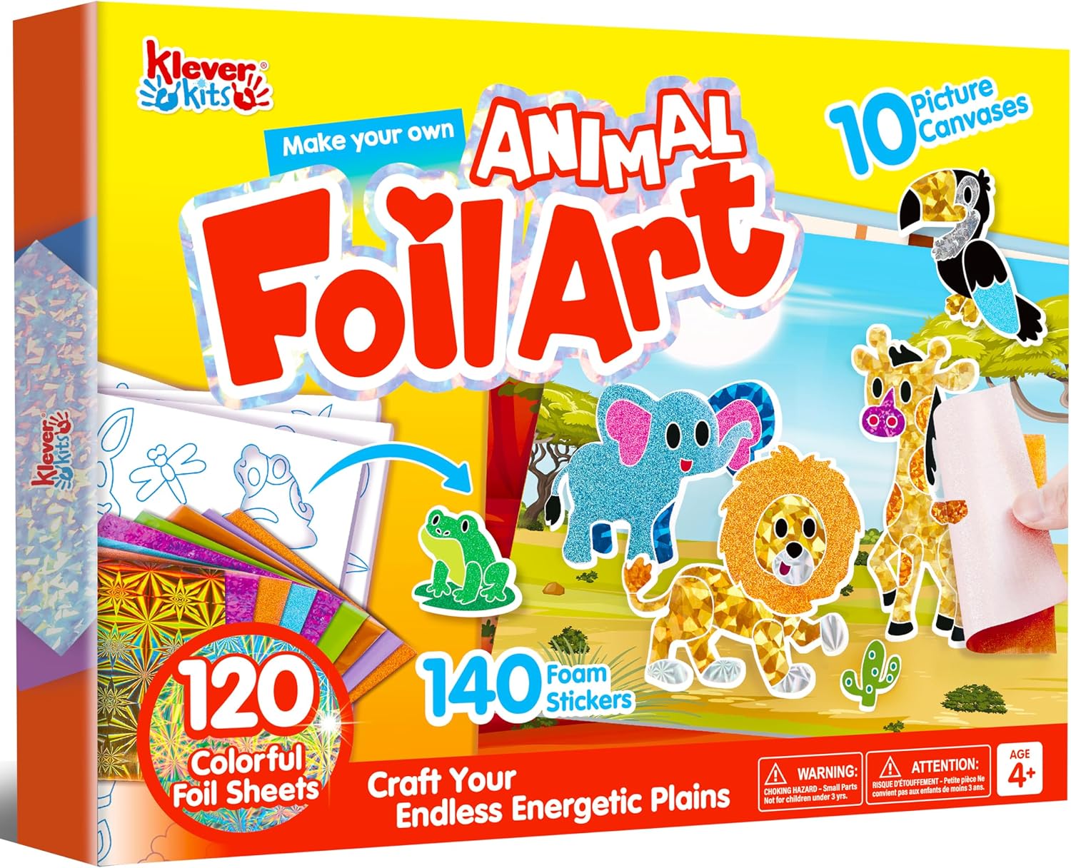 Detalle de Klever Kits Easter Foil Art Kit 120+ sheets