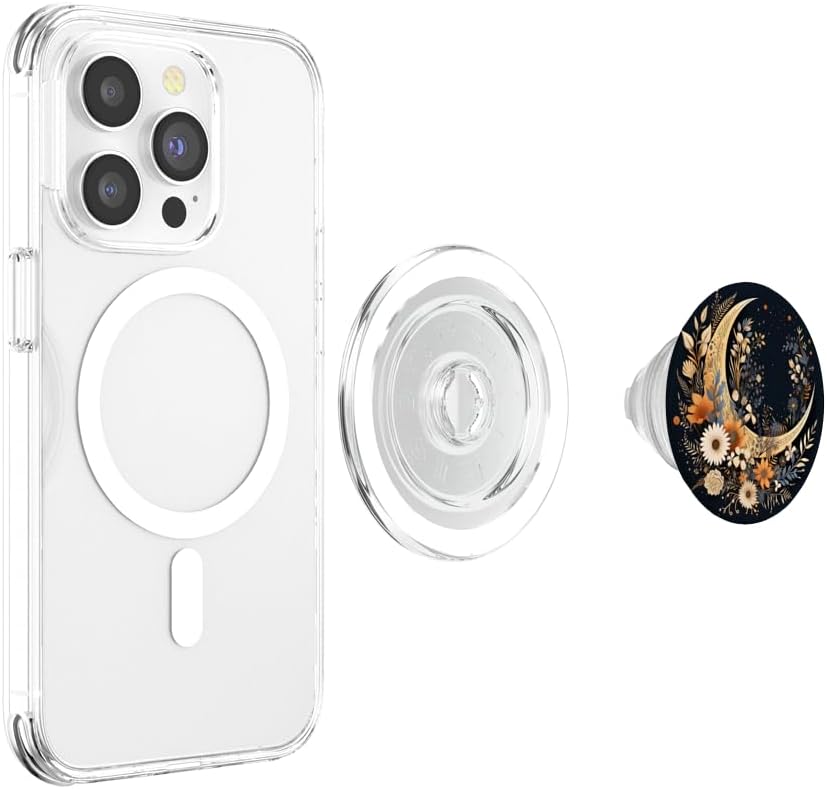 Detalle de PopSockets PopGrip MagSafe Lune bohème