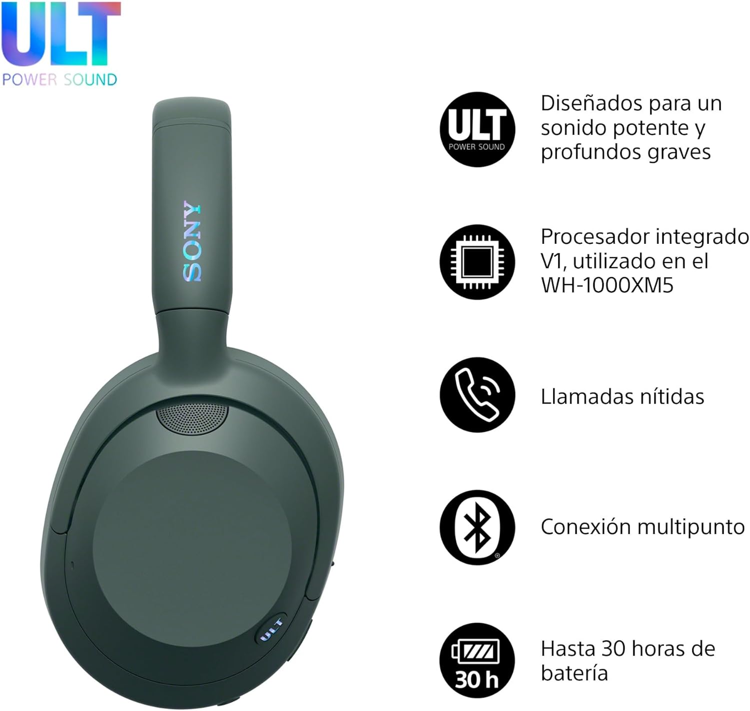 Detalle 2 de Sony ULT Wear Auriculares inalámbricos con cancelación de ruido