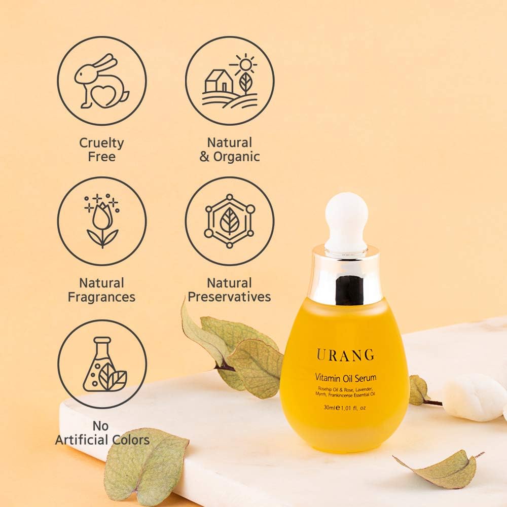 Thumbnail 5 de URANG Vitamin Oil Serum – olejek do twarzy z dziką różą i jojobą, 30 ml
