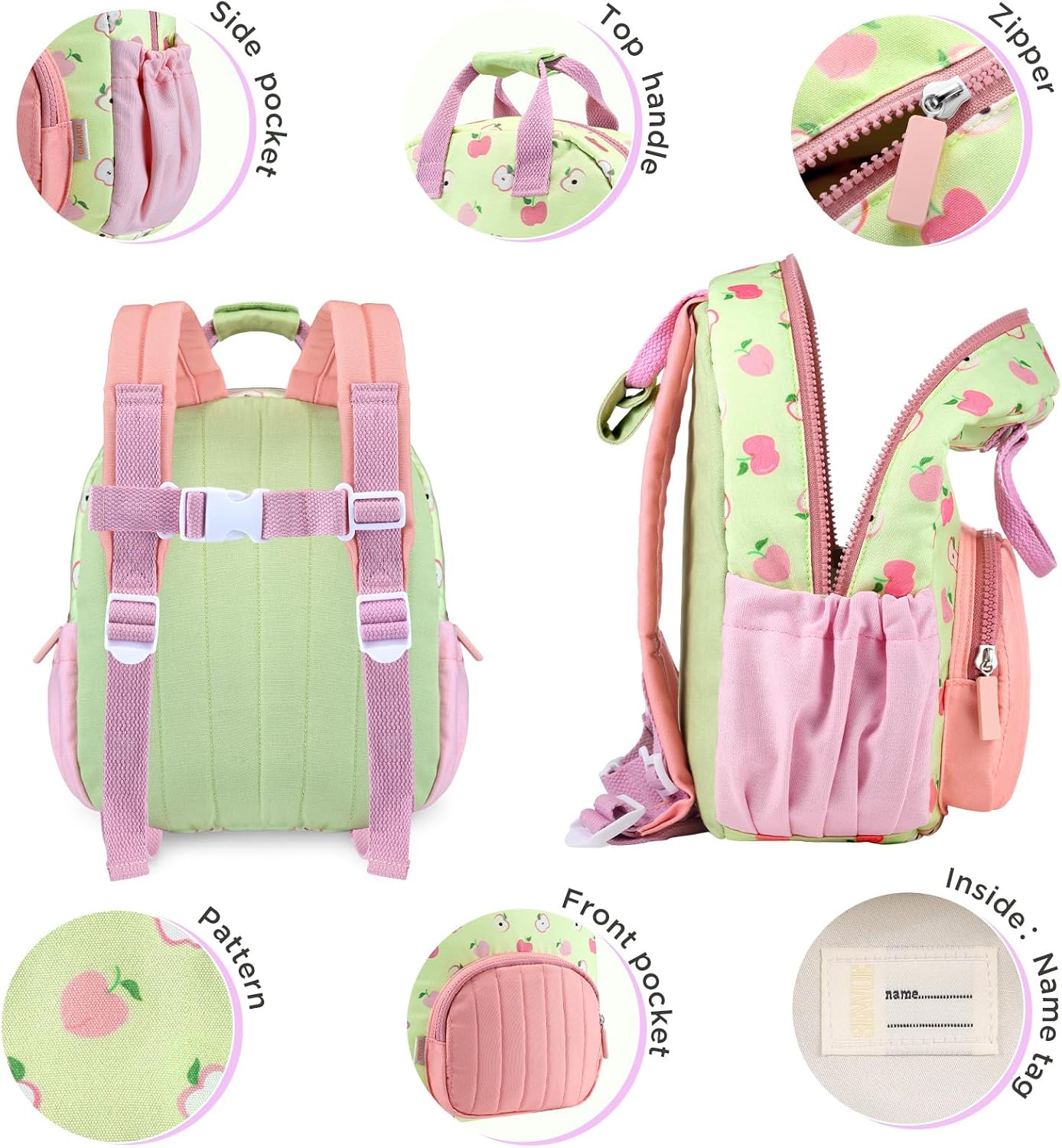 Thumbnail 3 de GAGAKU Toddler Backpack for Girls: Mini Nursery Pack with Safe Materials and Practical Design