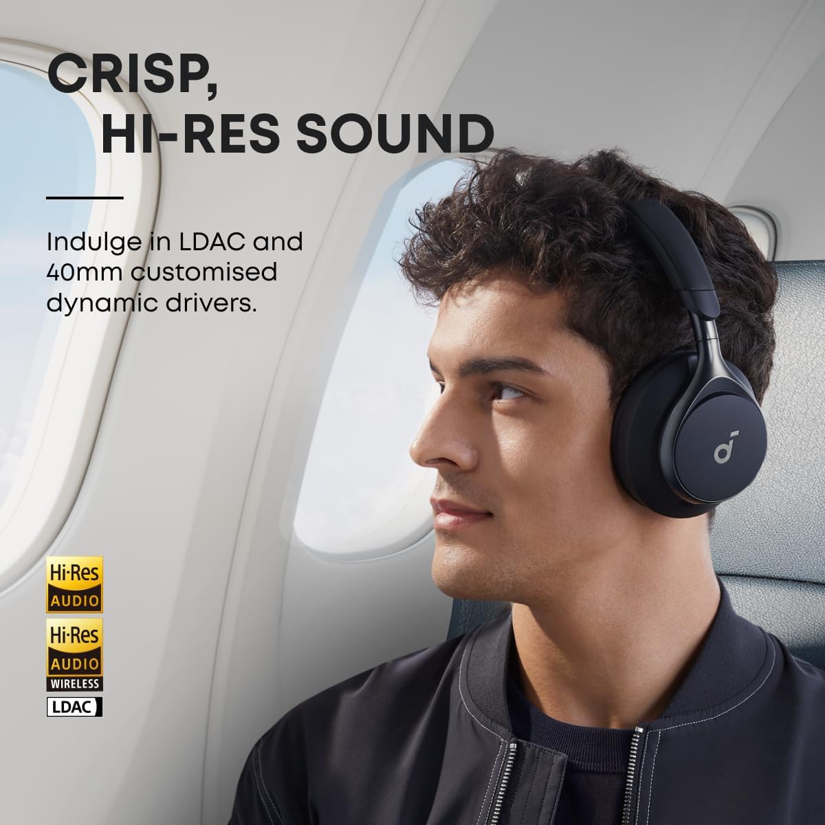 Detalle 2 de soundcore Space One noise cancelling 40h