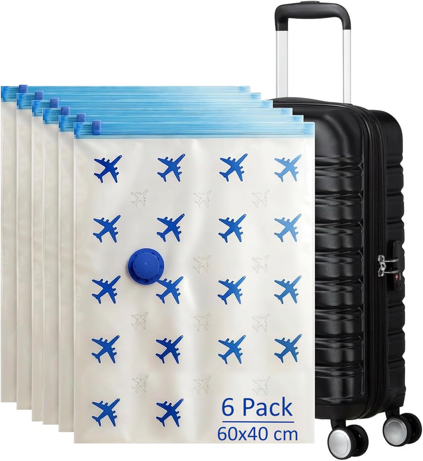 Detalle 2 de Lavatelli Ultimate Travel Set: Pompa Sottovuoto Wireless e 12 Sacchetti Salvaspazio