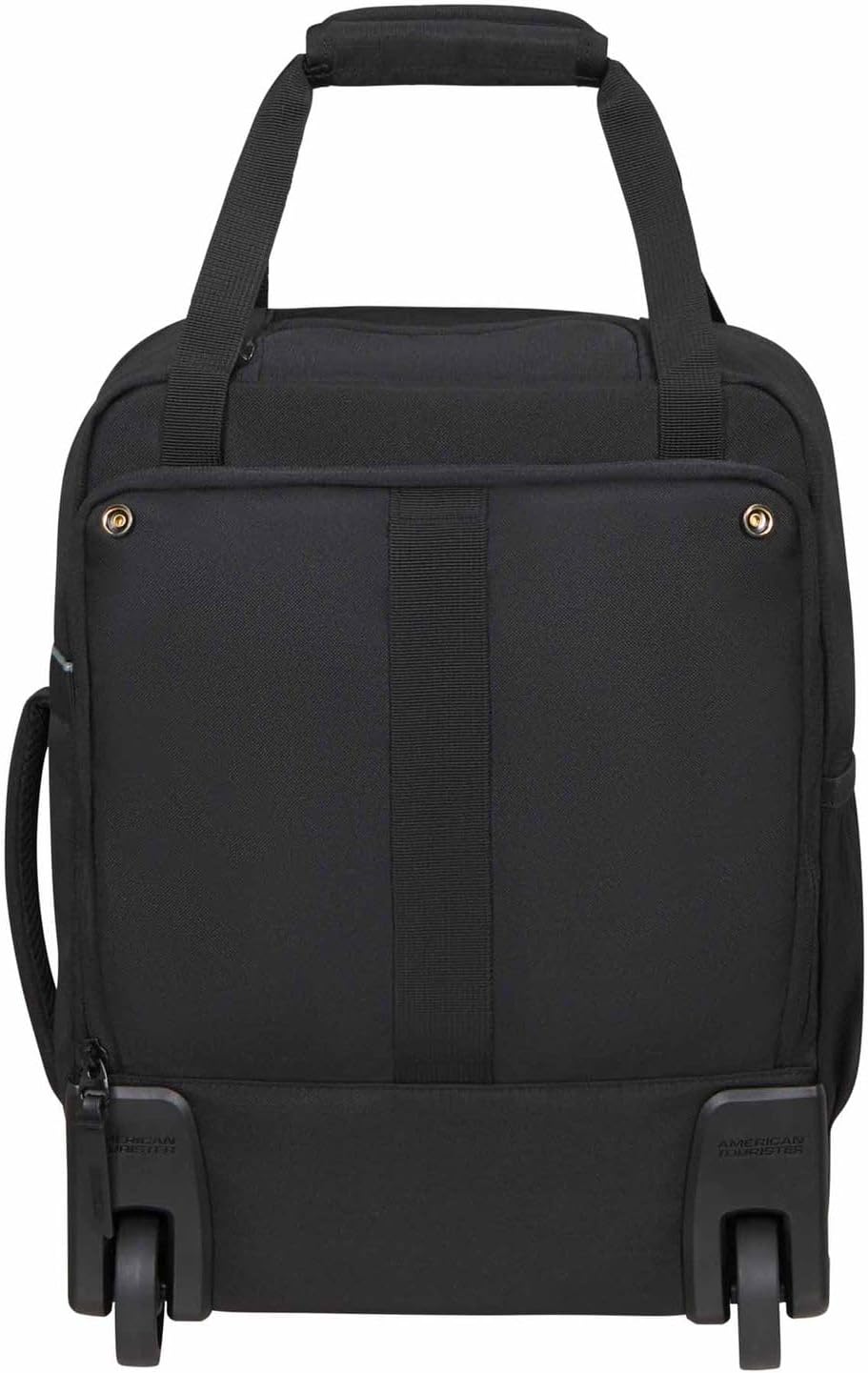 Detalle de American Tourister Take2Cabin: bolsa de cabina híbrida con ruedas y mochila para viajar ligero