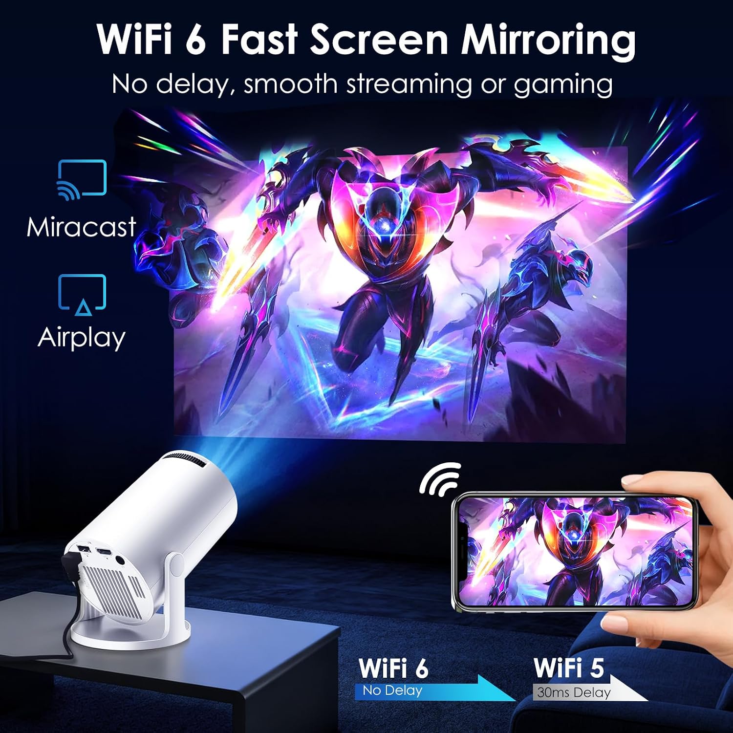 Thumbnail 3 de WOLFANG Mini Projector 1080P