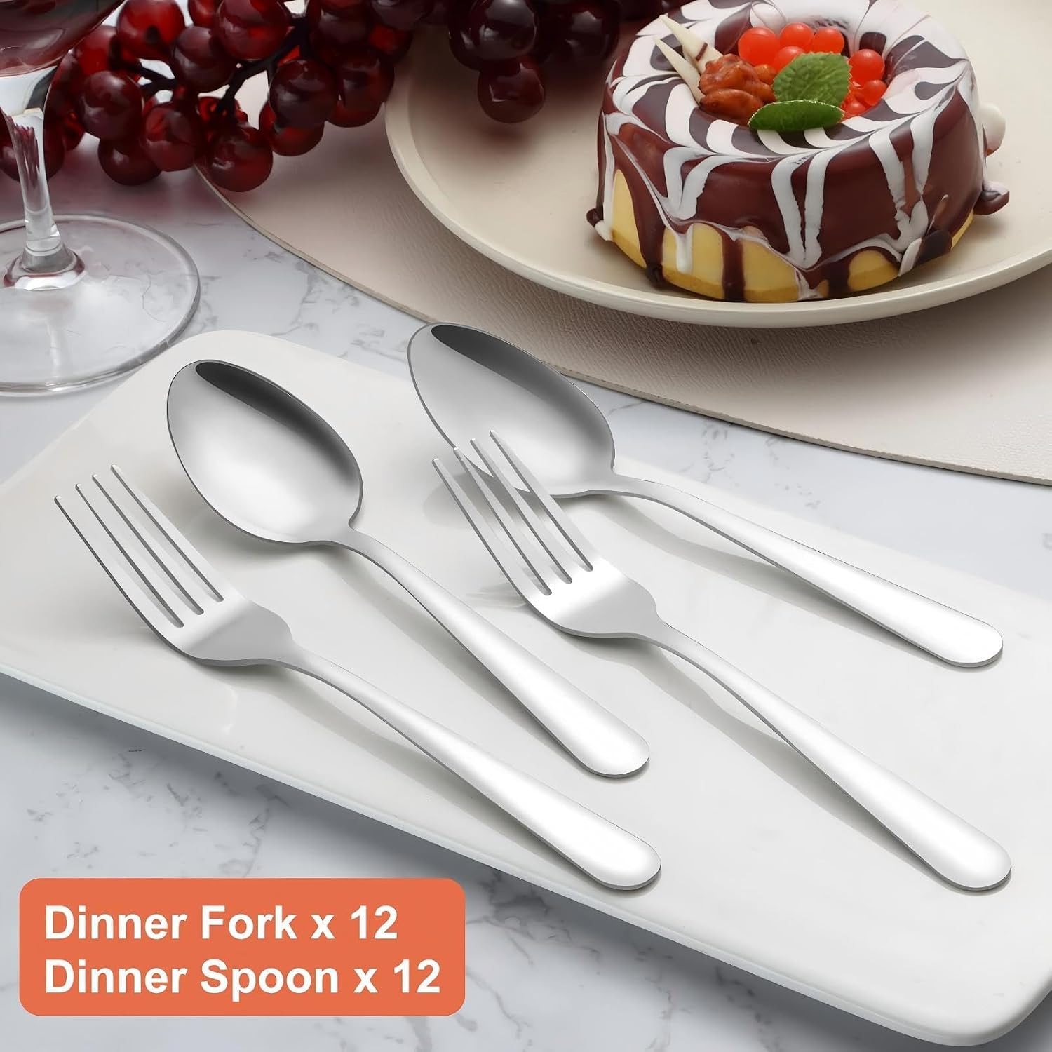 Thumbnail 4 de Unokit 24-Piece Silverware Set 🍴