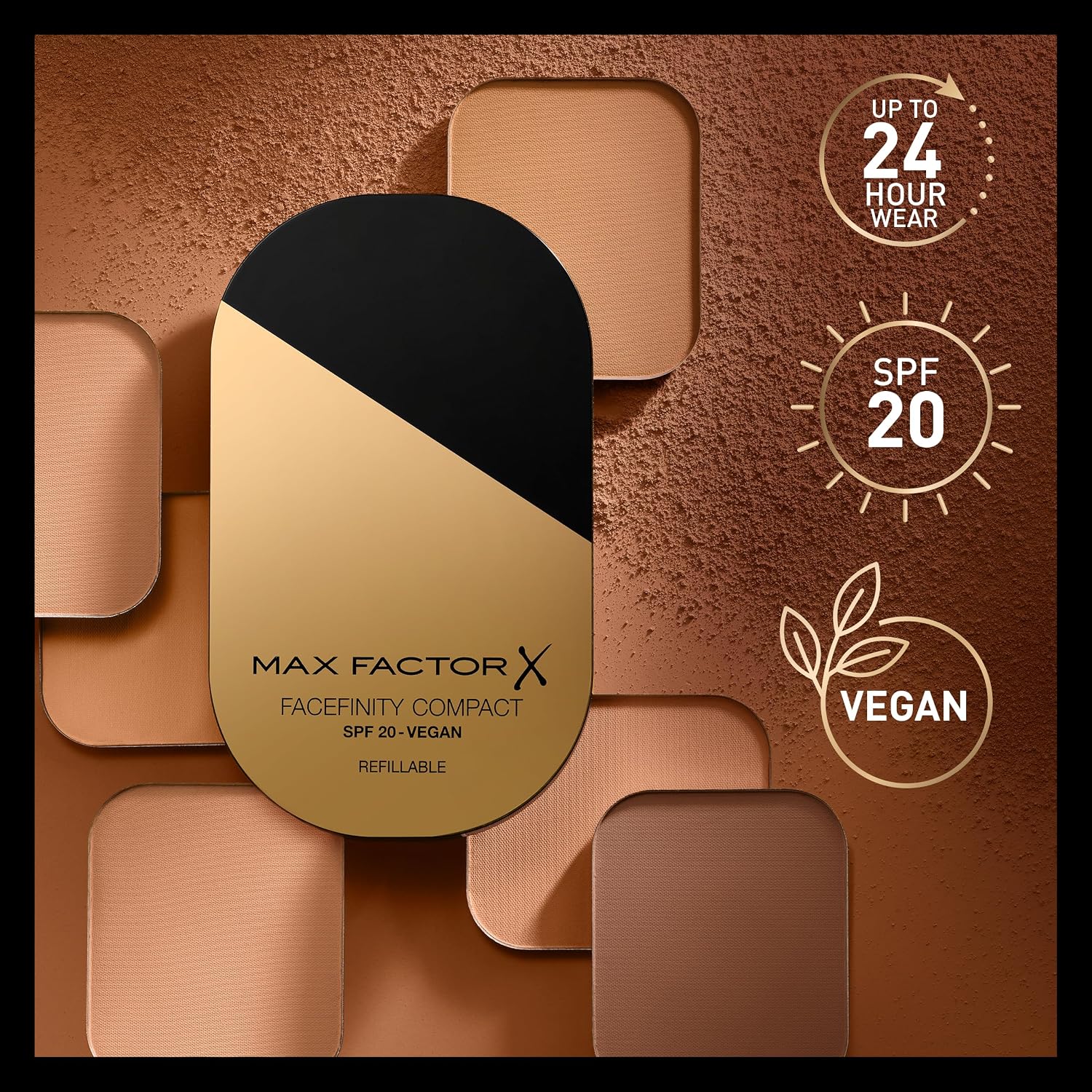 Thumbnail 5 de Max Factor Facefinity Compact Base 040 Creamy Ivory 84g 🎨