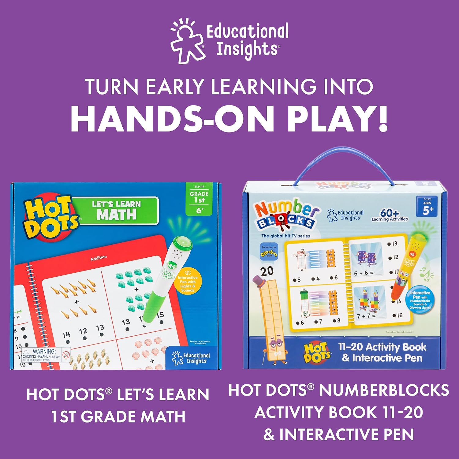 Detalle de Learning Resources Hot Dots Lets Learn Reading 1st Grade: Activity Book & Interactive Pen