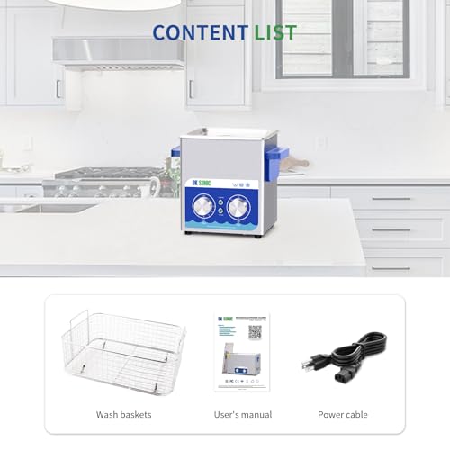 Thumbnail 7 de DK SONIC Ultrasonic Cleaner 2L with Heater and Timer — 40kHz Jewellery & Eyewear Cleaner