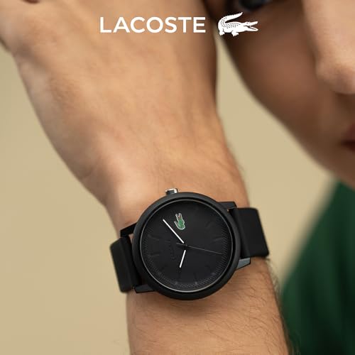 Thumbnail 4 de Lacoste Orologio Analogico al Quarzo da Uomo Collezione Lacoste 12.12 con Cinturino Silicone Nero (2011171)