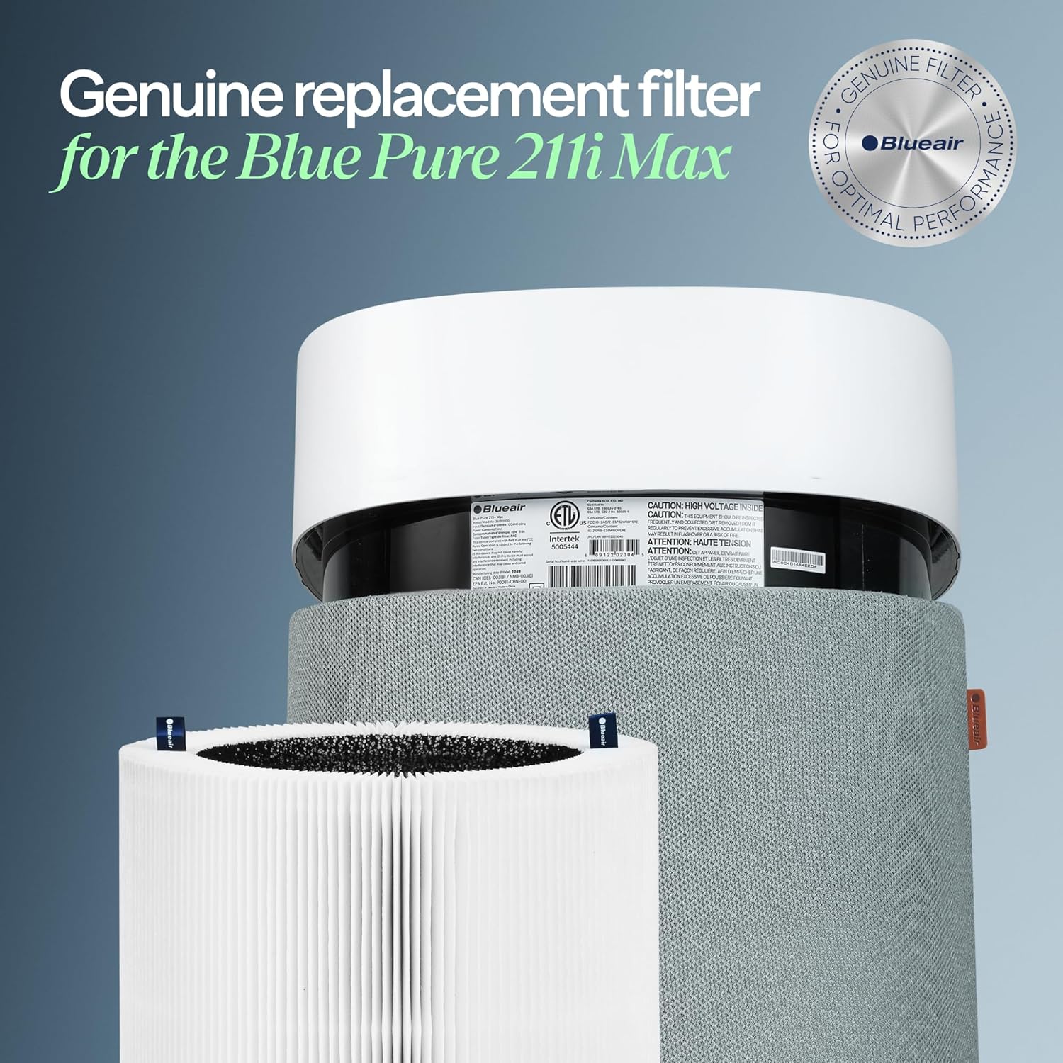 Thumbnail 1 de BLUEAIR Genuine Filter for Blue Pure 211i Max Air Purifier 🫧
