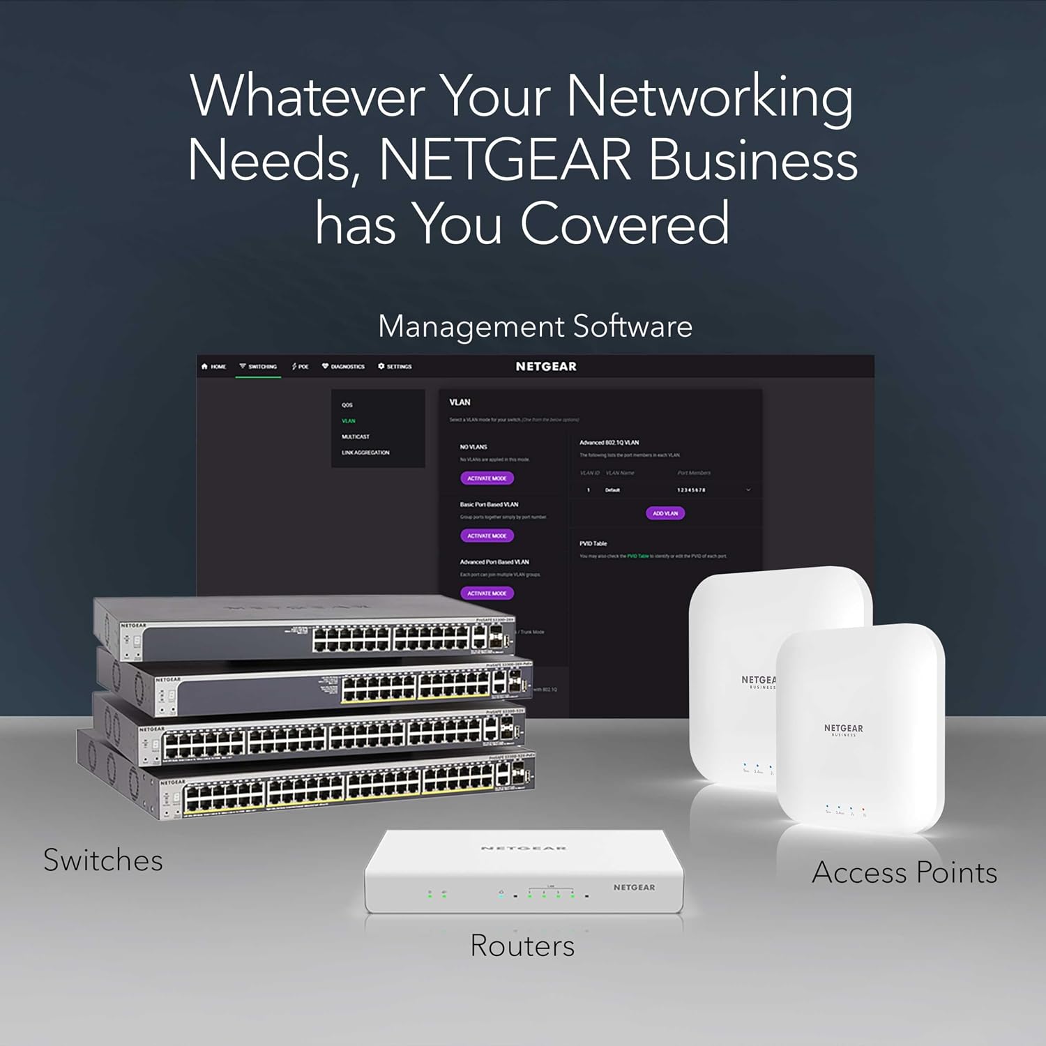 Detalle 2 de NETGEAR 16-port PoE switch GS316PP (Gigabit, plug-and-play, silent operation)